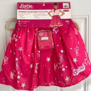 New Barbie The Movie Western Tutu - Skirt Plus Bandana Halloween Cosplay Sz L/XL